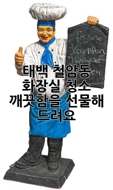 태백 철암동 화장실 청소, 깨끗함을 선물해 드려요! ✨ 태백 철암동 화장실 청소, 깨끗함을 선물해 드려요! ✨