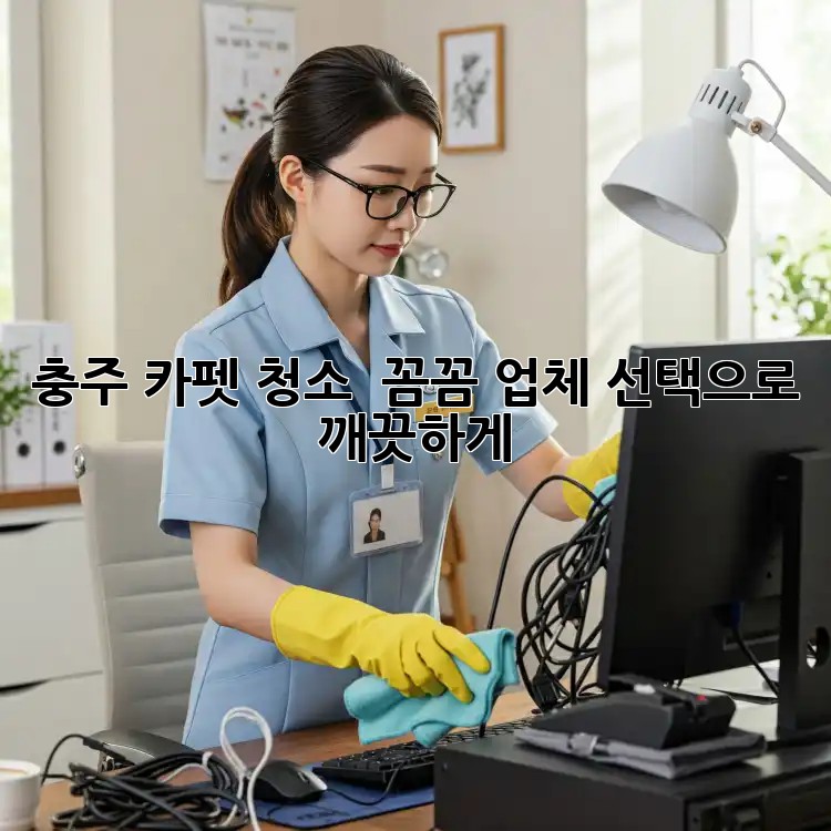 충주 카펫 청소, ✨ 꼼꼼 업체 선택으로 깨끗하게! ✨