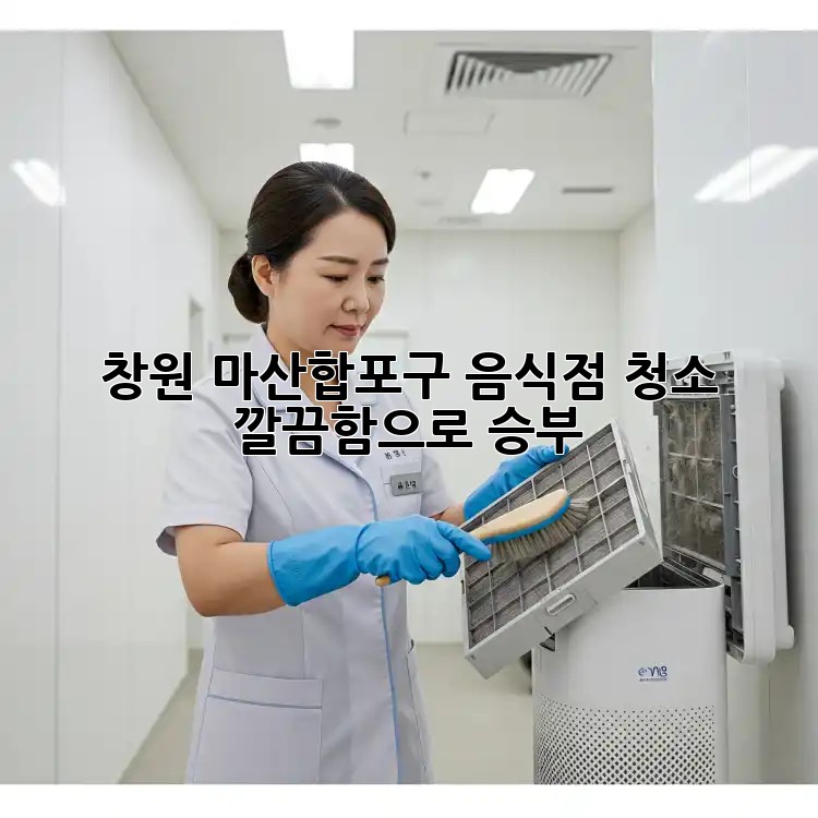 창원 마산합포구 음식점 청소🧹, 깔끔함으로 승부! ✨