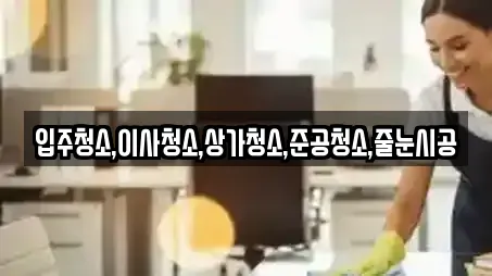 입주청소,이사청소,상가청소,준공청소,줄눈시공