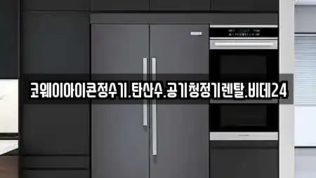 코웨이아이콘정수기.탄산수.공기청정기렌탈.비데24