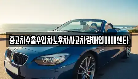 중고차수출수입차노후차사고차량매입매매센타