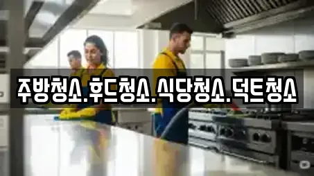 주방청소.후드청소.식당청소.덕트청소