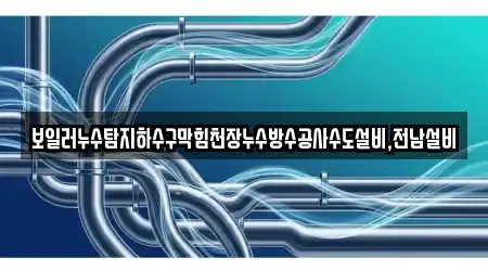 보일러누수탐지하수구막힘천장누수방수공사수도설비,전남설비