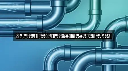 하수구막힘변기막힘싱크대막힘뚫음미세방충망고압세척누수탐지