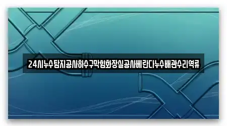 24시누수탐지공사하수구막힘화장실공사베란다누수배관수리역류