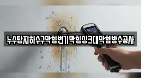 누수탐지하수구막힘변기막힘싱크대막힘방수공사