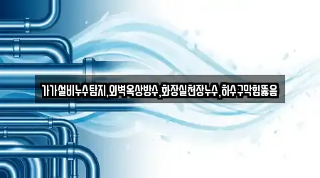 가가설비누수탐지,외벽옥상방수,화장실천장누수,하수구막힘뚫음