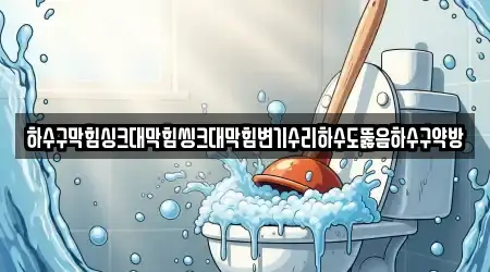 하수구막힘싱크대막힘씽크대막힘변기수리하수도뚫음하수구약방