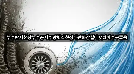 천안시 동남구 성황동 배수구 뚫음 신규/인기 2곳