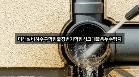 미래설비하수구막힘출장변기막힘싱크대뚫음누수탐지
