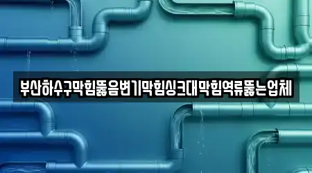 부산 부전동 5 싱크대 뚫음 추천 위치정보