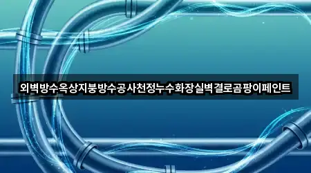 외벽방수옥상지붕방수공사천정누수화장실벽결로곰팡이페인트