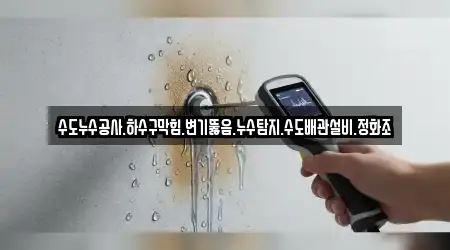 수도누수공사.하수구막힘.변기뚫음.누수탐지.수도배관설비.정화조