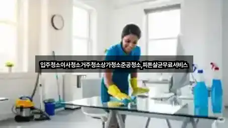 연락 한 번에: 광주광역시 광산구 명화동 입주청소 4곳