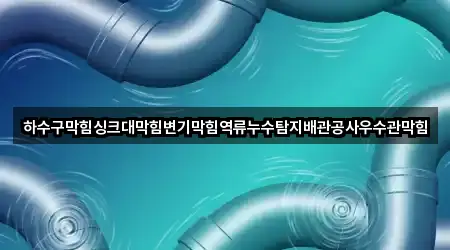 하수구막힘싱크대막힘변기막힘역류누수탐지배관공사우수관막힘