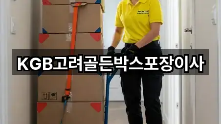 KGB고려골든박스포장이사