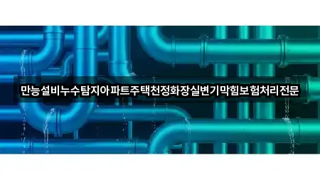만능설비누수탐지아파트주택천정화장실변기막힘보험처리전문
