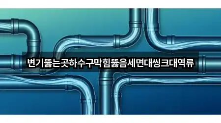 변기뚫는곳하수구막힘뚫음세면대씽크대역류