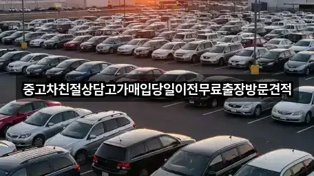 중고차친절상담고가매입당일이전무료출장방문견적