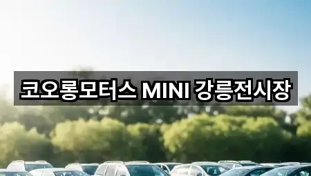 코오롱모터스 MINI 강릉전시장