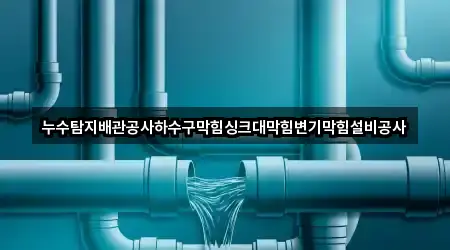 누수탐지배관공사하수구막힘싱크대막힘변기막힘설비공사
