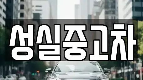 강원 철원군 철원읍 중고차 전문 성실중고차