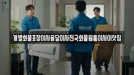 개별화물포장이사용달이사전국화물원룸이사이삿짐