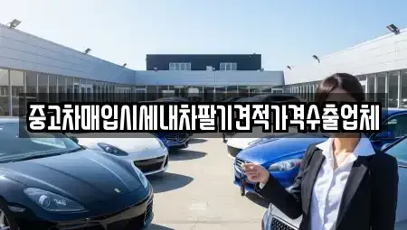 경기 용인시 처인구 김량장동 중고차매입 전문 중고차매입시세내차팔기견적가격수출업체