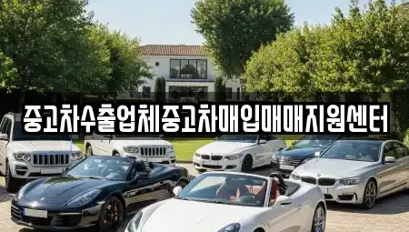 경기도 고양시 덕양구 화전동 중고차매입 전문 중고차수출업체중고차매입매매지원센터