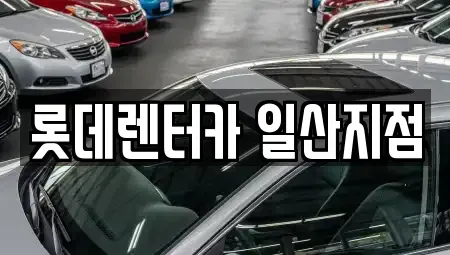 경기도 고양시 일산서구 대화동 단기렌트카 전문 롯데렌터카 일산지점