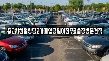 경기도 고양시 일산서구 대화동 중고차매매 전문 중고차친절상담고가매입당일이전무료출장방문견적