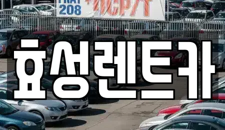경기도 하남시 감북동 렌트카 전문 효성렌트카