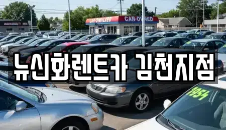 경상북도 김천시 삼락동 장기렌트카 전문 뉴신화렌트카 김천지점