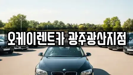 광주 광산구 장덕동 단기렌트카 전문 오케이렌트카 광주광산지점