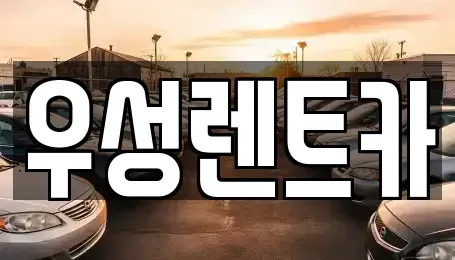 광주 광산구 장덕동 장기렌트카 전문 우성렌트카