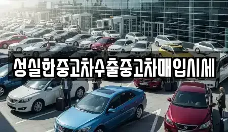 광주 동구 선교동 중고차매매 전문 성실한중고차수출중고차매입시세