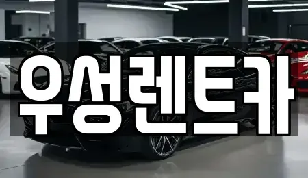 광주광역시 광산구 산정동 장기렌트카 전문 우성렌트카