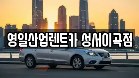 대구 달서구 장기동 렌트카 전문 영일산업렌트카 성서이곡점