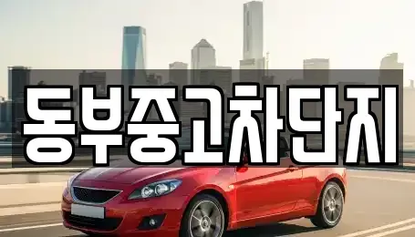 대구 동구 서호동 중고차 전문 동부중고차단지