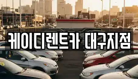 대구 동구 신기동 렌트카 전문 케이디렌트카 대구지점