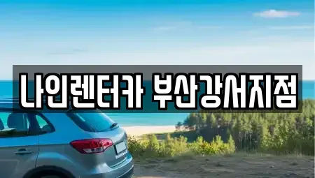 부산 강서구 생곡동 렌트카 전문 나인렌터카 부산강서지점