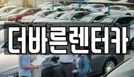 부산 강서구 생곡동 렌트카 전문 더바른렌터카