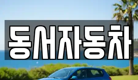 부산 강서구 생곡동 중고차 전문 동서자동차