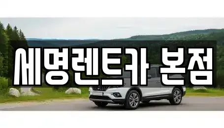 부산광역시 영도구 남항동1가 렌트카 전문 세명렌트카 본점