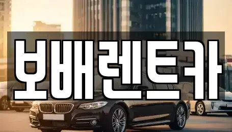 서울 강남구 일원동 렌트카 전문 보배렌트카
