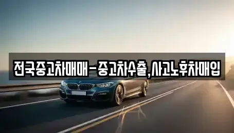서울 중구 무교동 중고차매입 전문 전국중고차매매-중고차수출,사고노후차매입