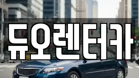 서울특별시 강동구 둔촌동 렌트카 전문 듀오렌터카