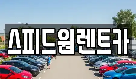 서울특별시 동작구 사당동 렌트카 전문 스피드원렌트카