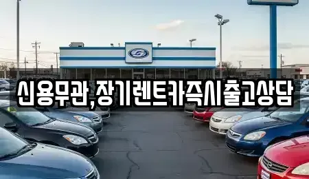 서울특별시 마포구 상암동 장기렌트카 전문 신용무관,장기렌트카즉시출고상담